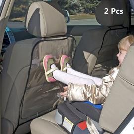 Housse de protection universelle, transparente, pour dossier de siège de voiture  pour bébé enfant et enfants - 2PCS