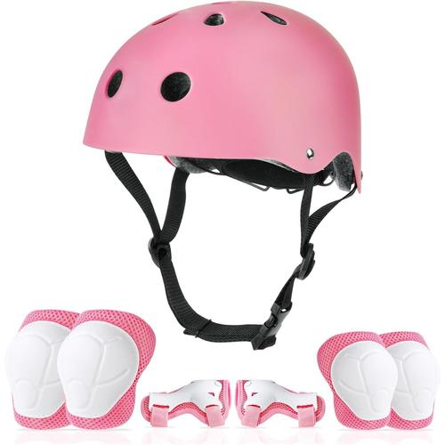 Casque Vélo Enfant, Casque Vélo Enfant Set 3-13 Ans, Casque Enfant Vélo Ce En Certification, Casque De Protection Ensemble Pour Cyclisme Roller Skate Scooter