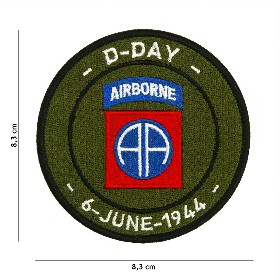 Z236 écusson insigne patch D-DAY Normandie 77e anniversaire débarquement 1944