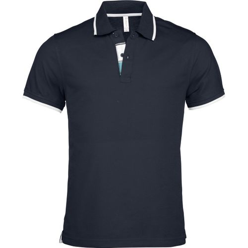 Polo Homme Inserts Contrast?S - Manches Courtes - K245 - Bleu Marine