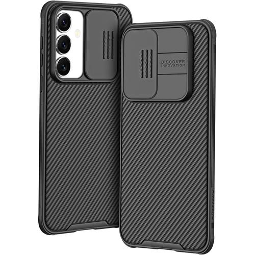 Coque Compatible Avec Samsung S23 Fe 5g, Coque S23 Fe 5g Protection De La Caméra En Pc Dur Coque Pour Samsung Galaxy S23 Fe 5g (6.4"") - (Noir)