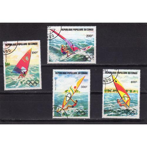 Timbres De Poste Aérienne Du Congo (Année Préolympique)