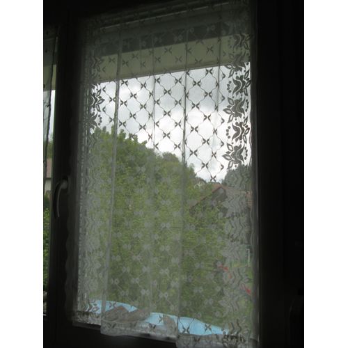 Paire De Rideaux Blancs 76 X 104 Cm