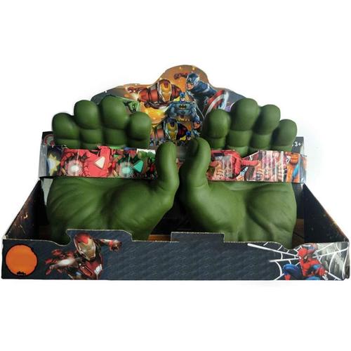 Avengers Hulk Moufles Gants Pvc Le Hulk Cosplay Gants Hulk Gants Enfant Halloween Noël Enfant Costume Jouet Figurine Hulk Gants De Boxe