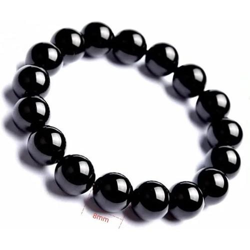 Bracelet Tourmaline Noire, Protecteur Unisexe, Amulette, Mediano, Pierre, Tourmaline