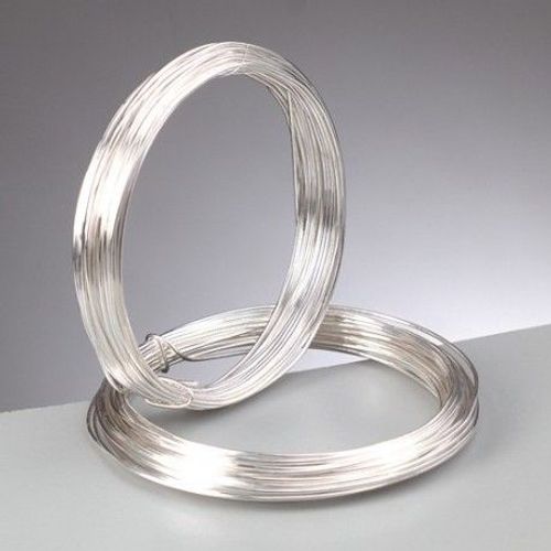 Fil En Cuivre Argenté Pour Bijoux, De Diam. 0,40 Mm, Longueur 20 M