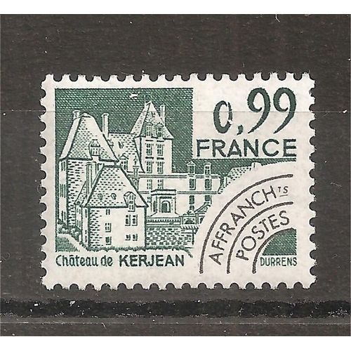 Préo 167 (1982) Préoblitéré Monument Château De Kerjean 0f99 N** (Cote 0,5e) (0911)
