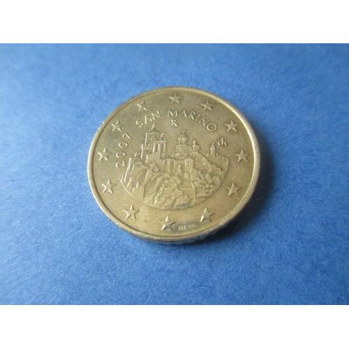 Pièce De 0,50 Euro (50 Centimes D'euro) - Saint Marin (San Marino) Année 2007.