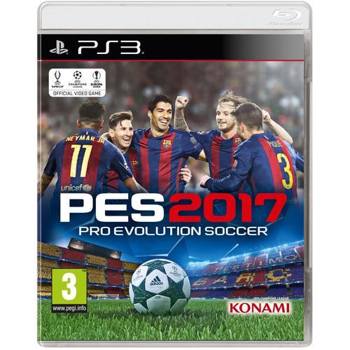 Lot - Pes 2017 - Pro Evolution Soccer 2017 - P.E.S 17 - Sur Ps3 - Playstation 3 + 1 Jeu Pc Neuf (Voir Photos)