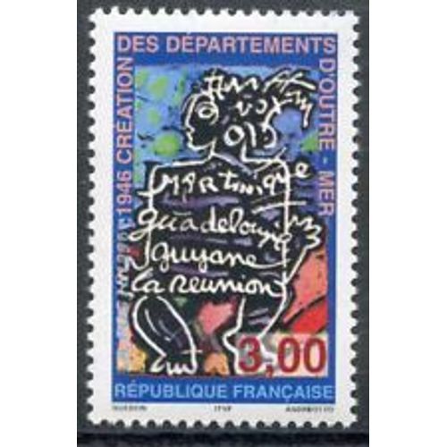 Timbres France 1996 Neuf ** Yt N° 3036 Cinquantenaire De La Création Des Territoires D'outre Mer