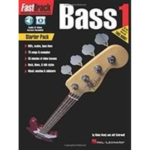 Fasttrack Bass Method - Starter Pack: Includes Book 1 With Online Audio And Video