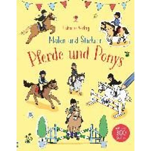 Malen Und Stickern: Pferde Und Ponys