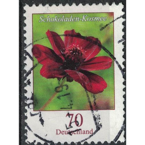 Allemagne 2015 Oblitéré Used Plante Fleur Schokoladen Kosmee Atrosanguineus Cosmos Chocolat Su