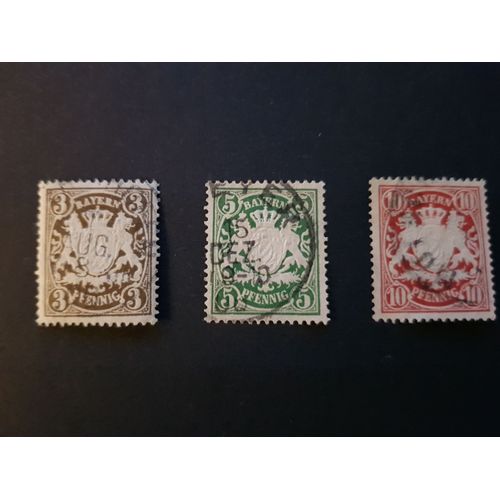 Timbres Oblitérés Bavière