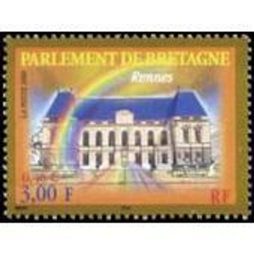 Timbre Oblitéré "Parlement De Bretagne"