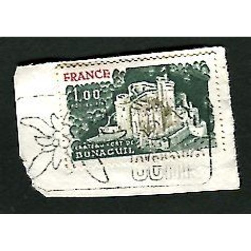 Timbre Oblitéré - " Château - Fort De Bonaguil - 1,00f - Durrens - 1976