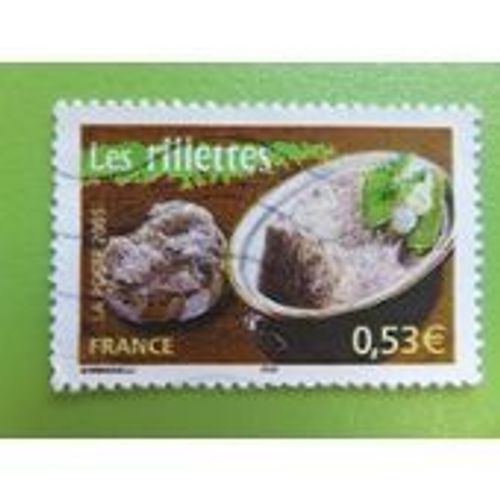 Timbre Oblitéré" Portraits De Régions - Rillettes"