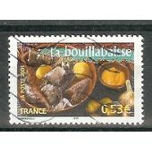 Timbre Oblitéré "Portraits De Régions - Bouillabaisse"