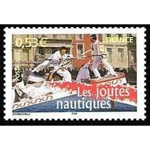 Timbre Oblitéré "Portraits De Régions - Joutes Nautiques