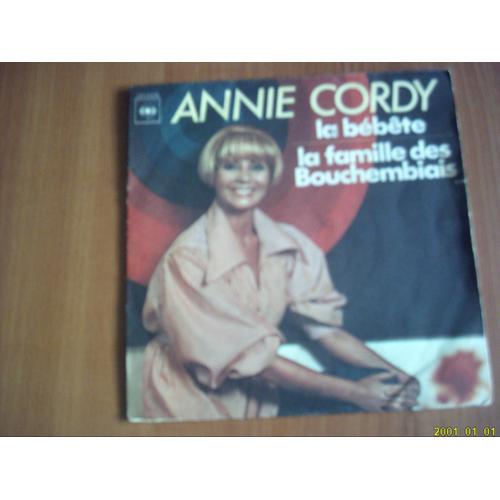 Vinyle 45 Tours : Annie Cordy : La Bébête.