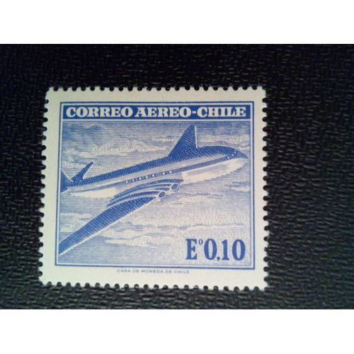 Timbre Chili Yt Pa 207a Comet Airliner 1967 ( 080512 )