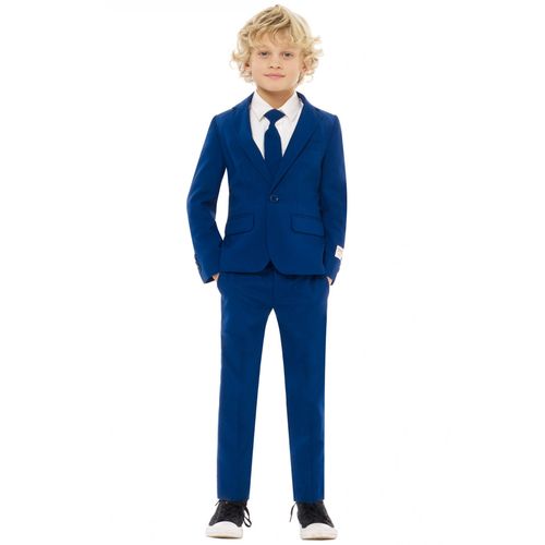 Costume Mr. Bleu Marine Enfant Opposuits - Taille: 4-6 Ans (98-104 Cm)