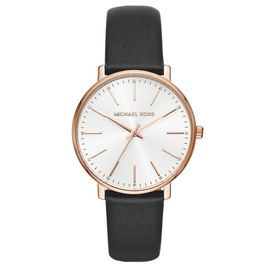 Montre Michael Kors En Cuir Noir