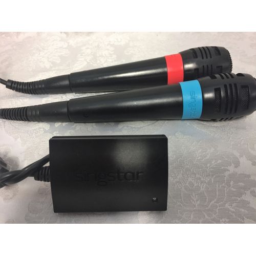 Micro Microphones Filaires Sony R580 + Récepteur Pour (Ps2 / Ps3 / Ps4)(Pwned)