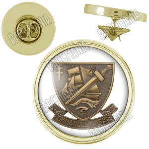 Porte-clés Métal Insigne Béret Commando Marine - Logo Armée Française 33 Mm - Fabriqué Artisanalement