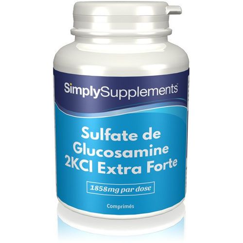 Sulfate De Glucosamine 2kci Extra Fort - 1858mg Par Dose | 120 Comp 