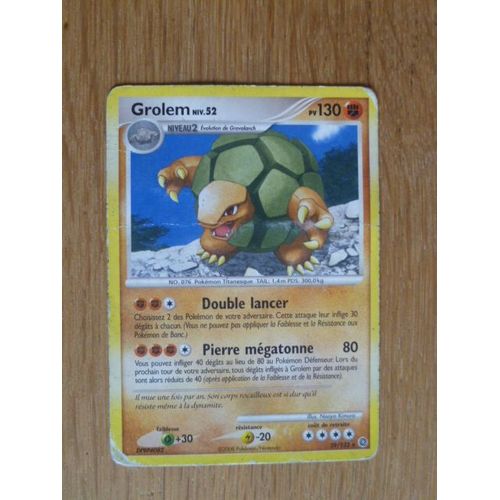 Carte Pokémon - Grolem - Pv 130 - 29/132