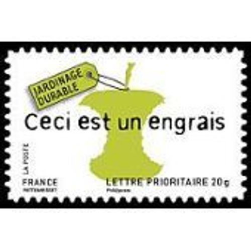 Timbre Oblitéré "Environnement - Engrais"