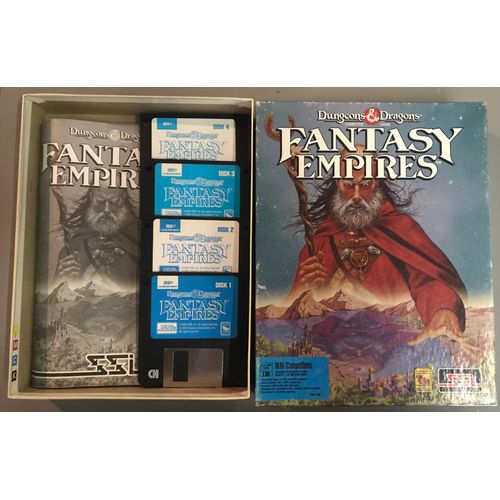 Fantasy Empires. Dungeons & Dragons Vintage Disquettes Pc