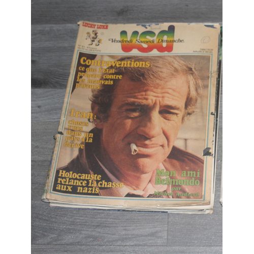 Belmondo 2p/ Sheila Et Ringo 1p/ Sacha Guitry 2p/ Joop Zoetemelk 1p/ Articles Photos Isabelle Adjani , Renaud Sechan , Gerard Lenorman , 81