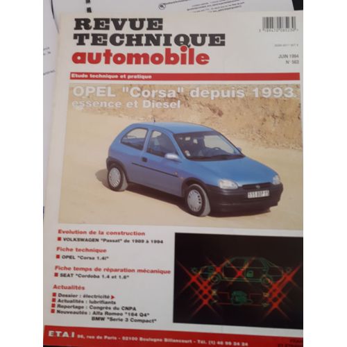 Revue Technique Automobile 563 Opel Corsa Depuis 93