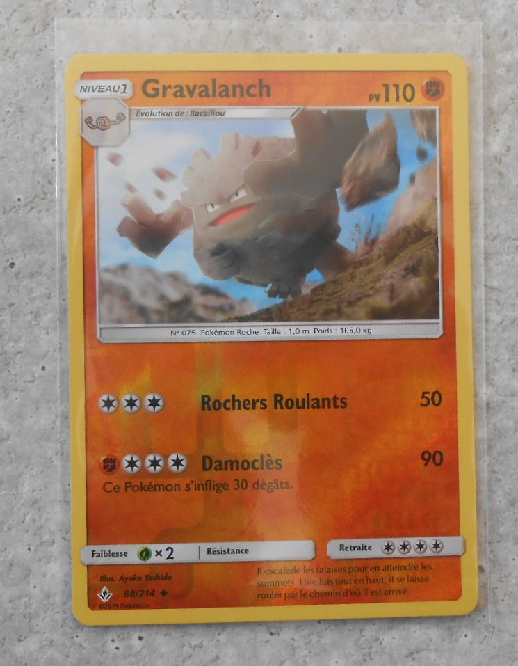 Gravalanch Reverse 88/214 - Sl10 - Alliance Infaillible - Vf