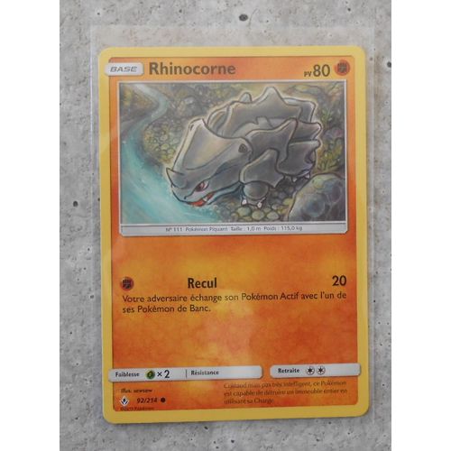 Rhinocorne 92/214 - Sl10 - Alliance Infaillible - Vf