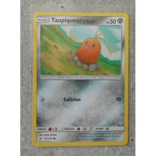 Taupiqueur D' Alola 121/214 - Sl10 - Alliance Infaillible - Vf