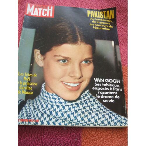 Paris Match 1182: Claude Pompidou/ Caroline De Monaco/ Van Gogh Ses Tableaux Exposés À Paris/