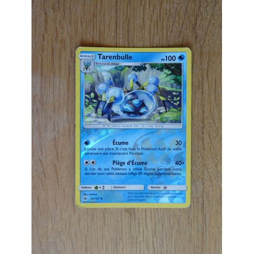 Carte Pokemon Tarenbulle Brillante 100 Pv 33/ 131 Lumière Interdite