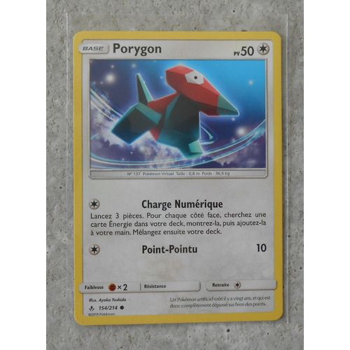Porygon 154/214 - Sl10 - Alliance Infaillible - Vf