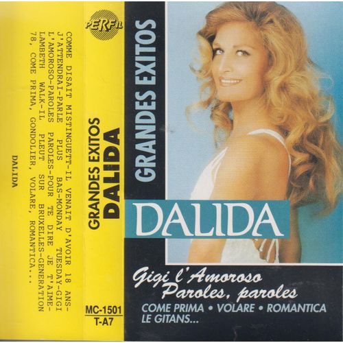 Dalida Tres Rare K7 Cassette Audio Spain