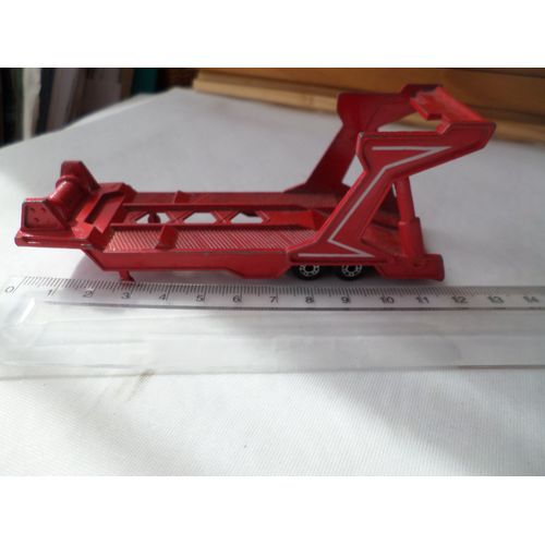 Remorque Transport De Voitures Rouge-Matchbox