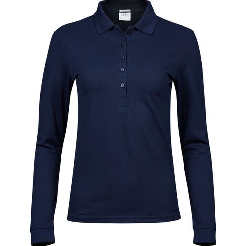 Polo Femme Luxury Stretch - 146 - Bleu Marine - Manches Longues