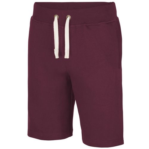 Short Homme Coton - Confortable - Jh080 - Rouge Bordeau