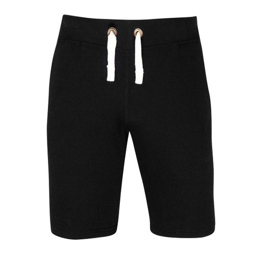 Short Homme Coton - Confortable - Jh080 - Noir