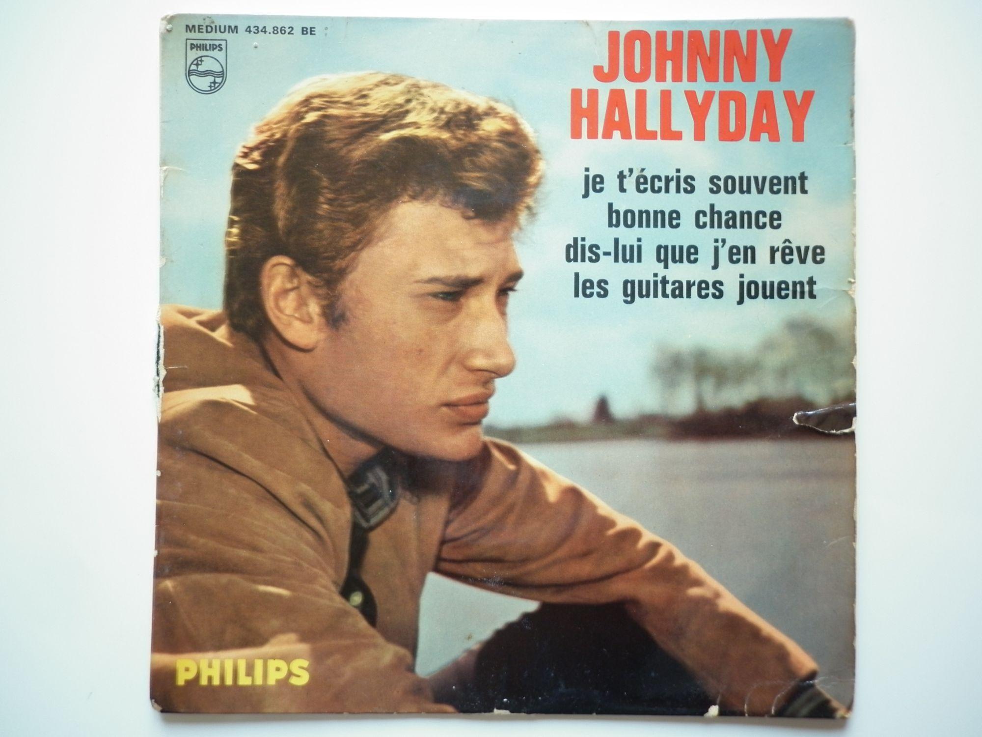 Johnny Hallyday 45Tours EP vinyle Bonne Chance! Dis-Lui Que J'en Rêve  Rakuten