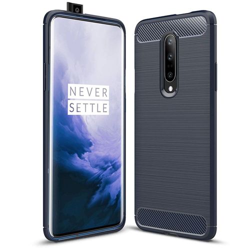 Coque Brossée Noire One Plus 7 Carbon Fiber Antichoc - Accessoires Pochette Case Oneplus 7