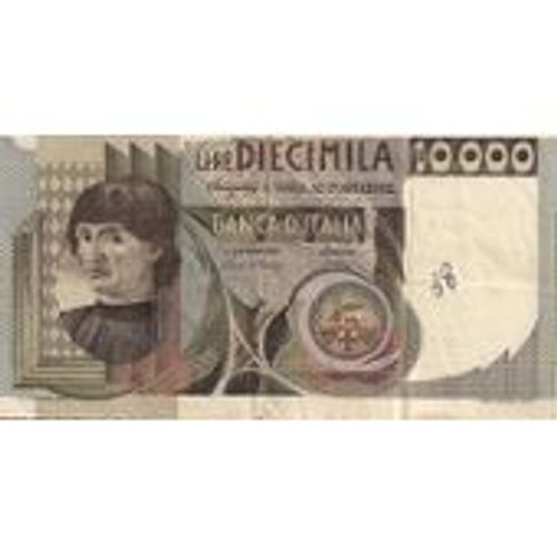 Italie = Billet De 10000 Lire De 1976, Pick 106