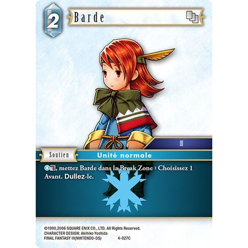 Final Fantasy Tcg -Barde (4-027c)